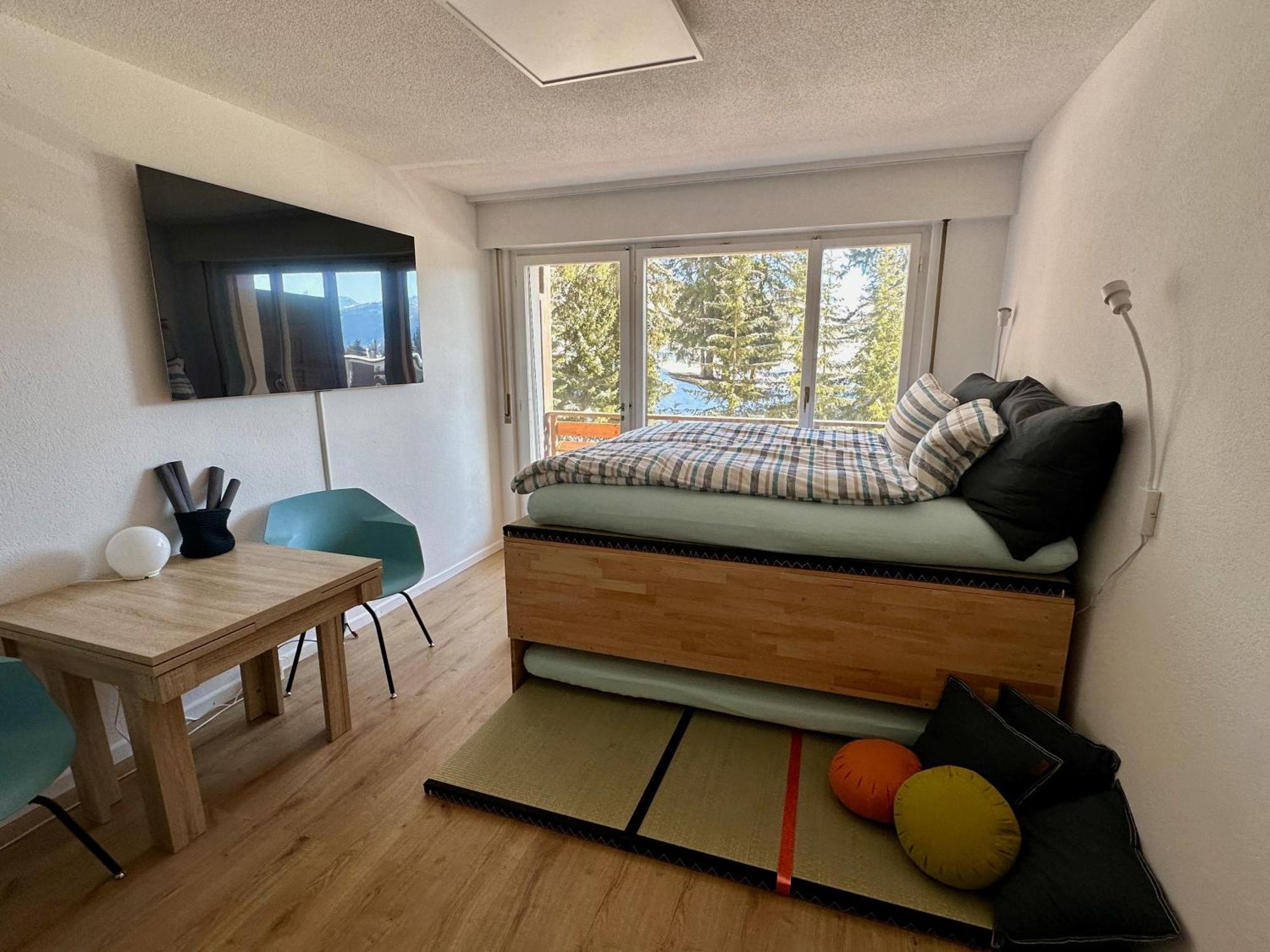 Studio Serenity, 4 Min Walk To Center! Crans-Montana Exteriör bild