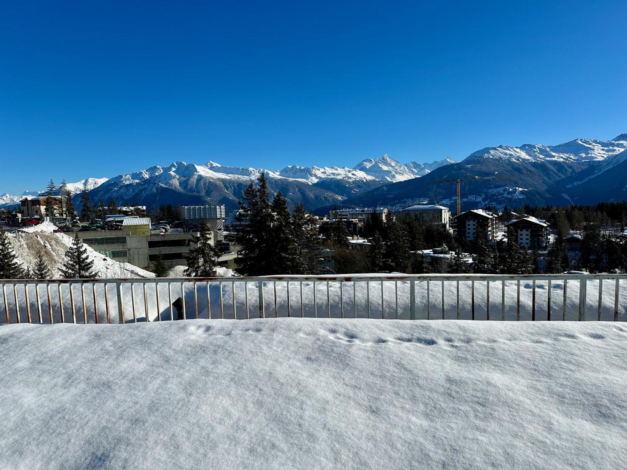 Studio Serenity, 4 Min Walk To Center! Crans-Montana Exteriör bild