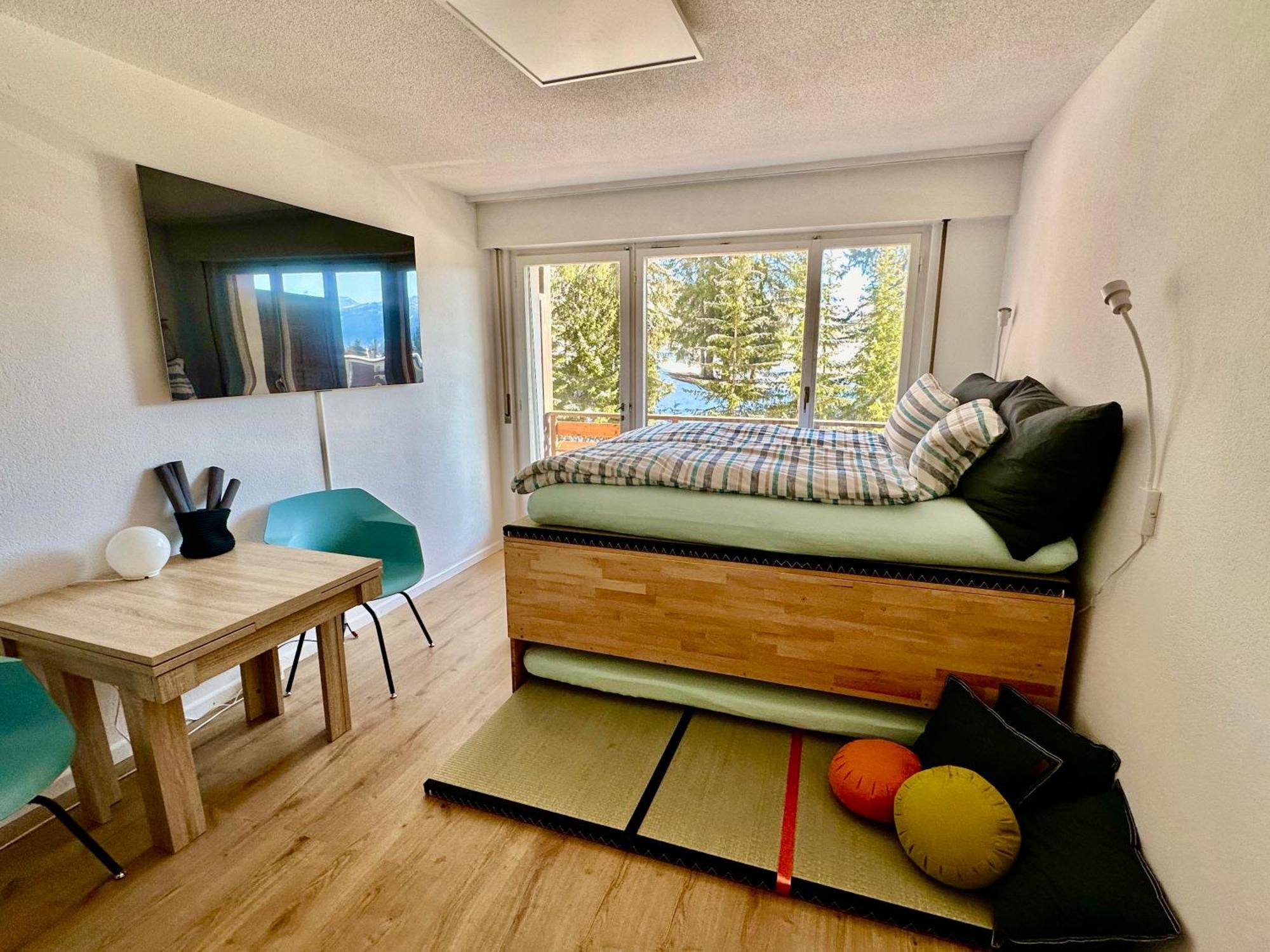 Studio Serenity, 4 Min Walk To Center! Crans-Montana Exteriör bild
